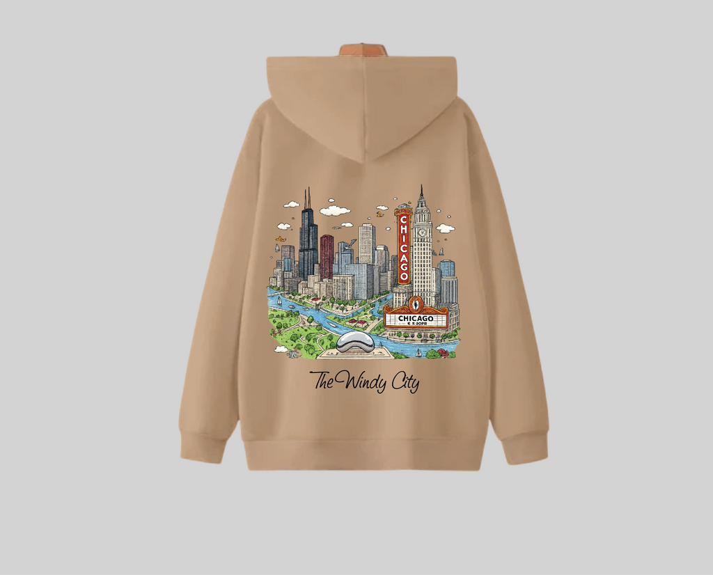 Chicago City Hoodie | هودي شيكاغو