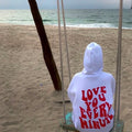 هودي ابيض |LOVE