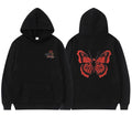 Red butterfly Hoodie | هودي الفراشه الحمرا